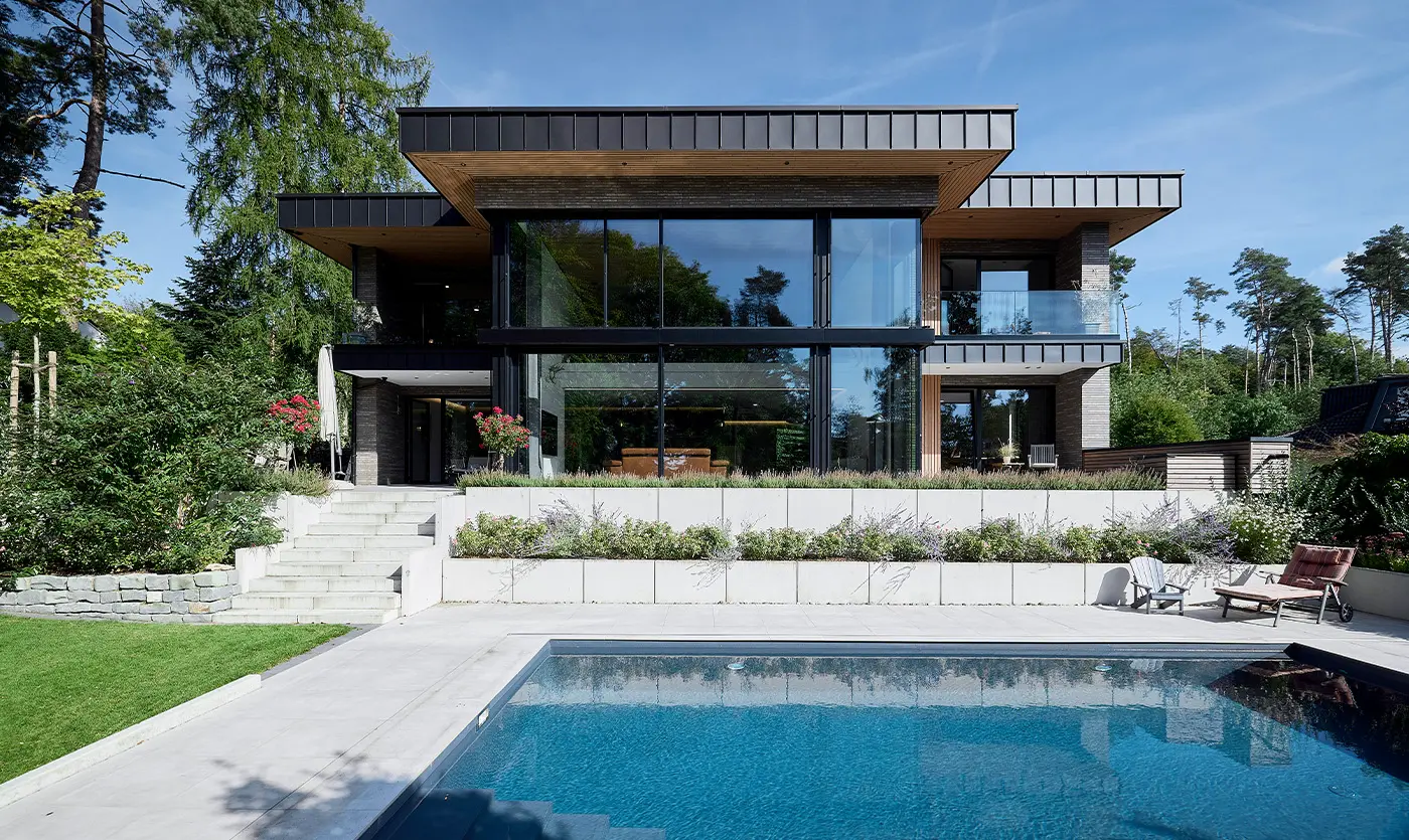Neubau Archtiketenvilla am Teutoburger Wald
