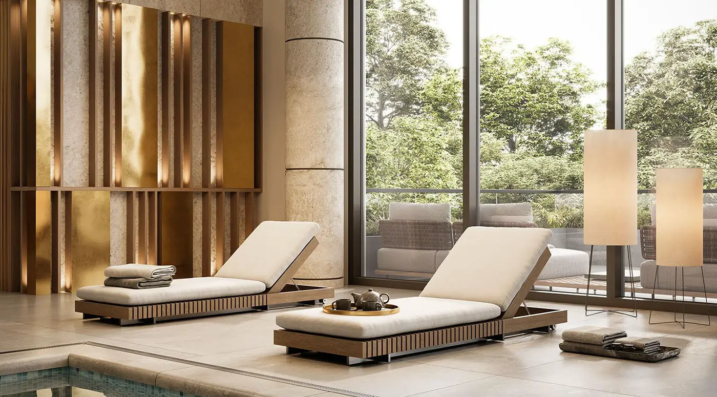 Architektur im Wellness-Bereich