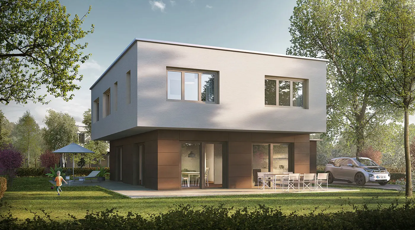 Neubau eines Einfamilienhaus