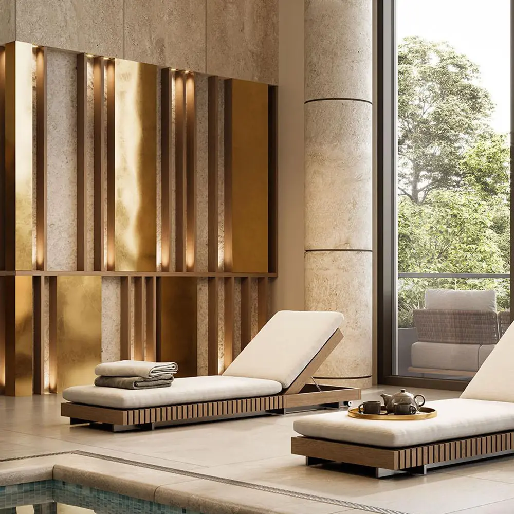 Architektur im Wellness-Bereich