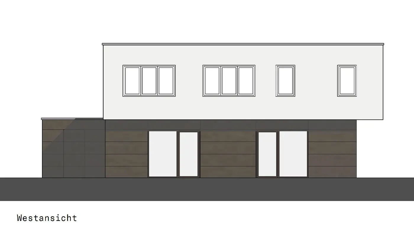 Neubau eines Einfamilienhaus